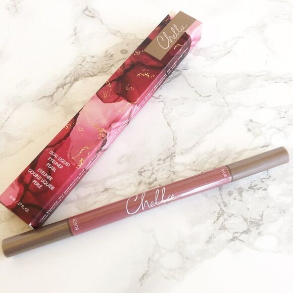 NIB Chella Dual Liquid Eyeliner in Pearl Dark Blue & Black - Picture 12 of 12